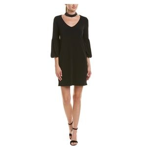 VELVET BY GRAHAM & SPENCER Shirleen Shift Dress with Rhinestone Choker